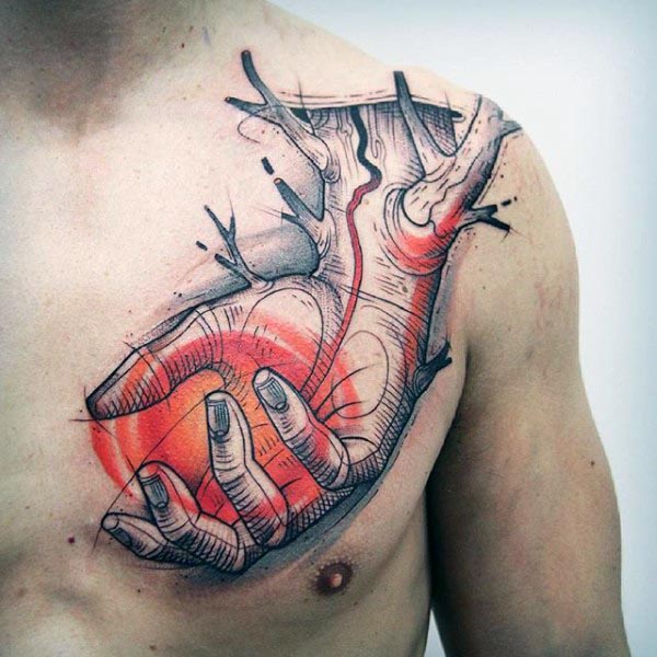 tatuaje arbol vida para hombre 13