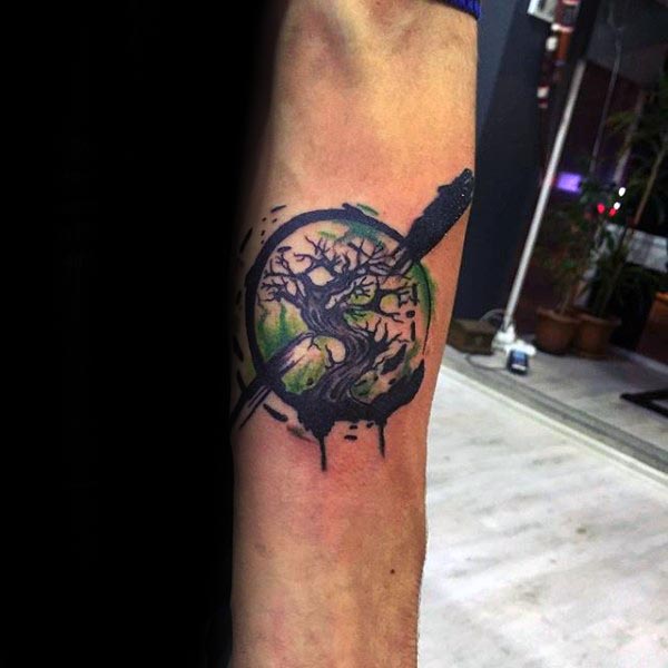 tatuaje arbol vida para hombre 38