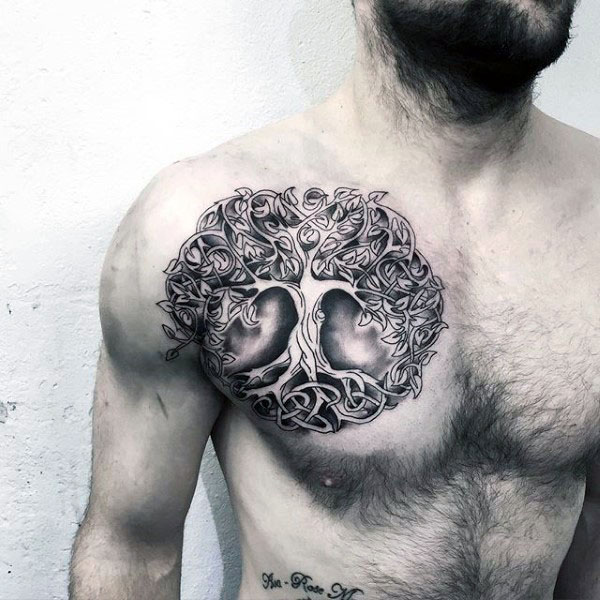 tatuaje arbol vida para hombre 39