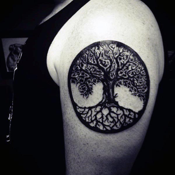 tatuaje arbol vida para hombre 53