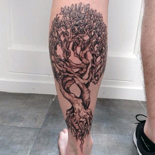 tatuaje arbol vida para hombre 56