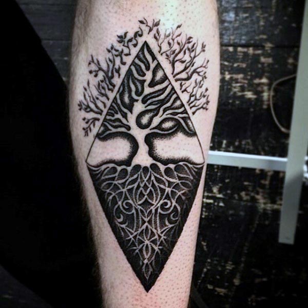 tatuaje arbol vida para hombre 65