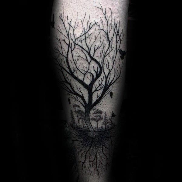 tatuaje arbol vida para hombre 68