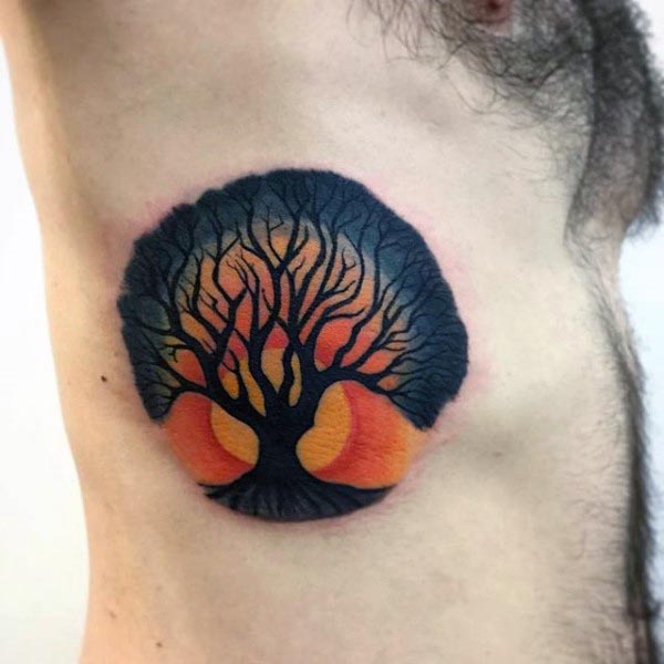 tatuaje arbol vida para hombre 82