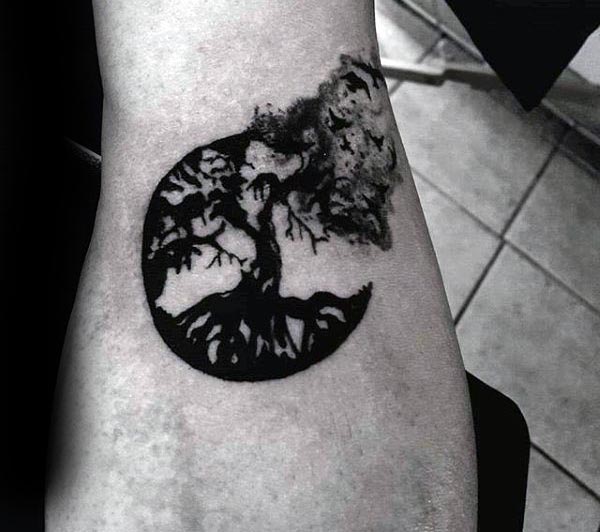 tatuaje arbol vida para hombre 90