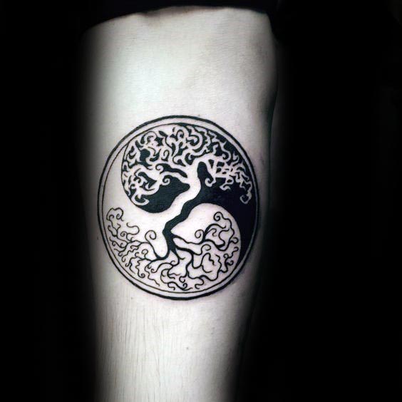 tatuaje arbol vida para hombre 96