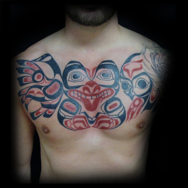 tatuaje buho tribal para hombre 20
