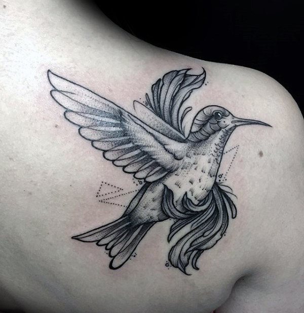 tatuaje colibri para hombre 21