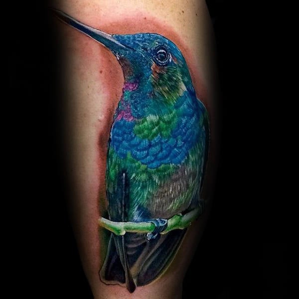 tatuaje colibri para hombre 28