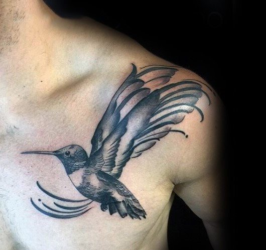 tatuaje colibri para hombre 29