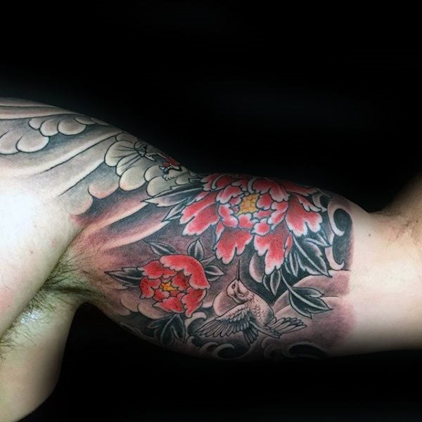 tatuaje colibri para hombre 41