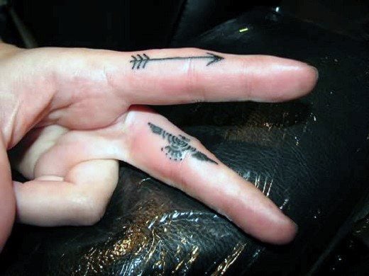 tatuaje dedos para hombre 57
