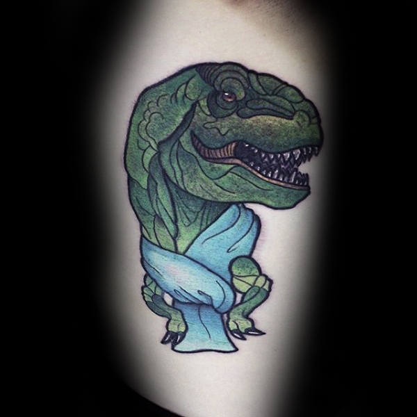 tatuaje dinosaurio para hombre 04