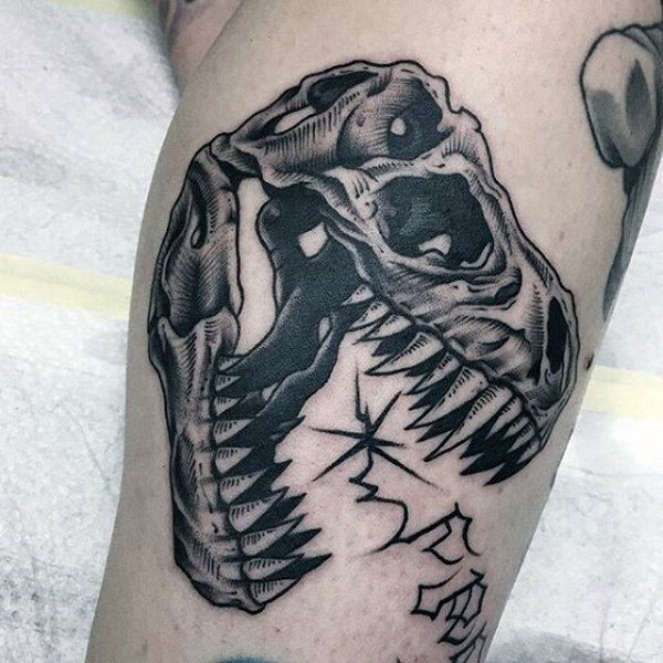 tatuaje dinosaurio para hombre 14