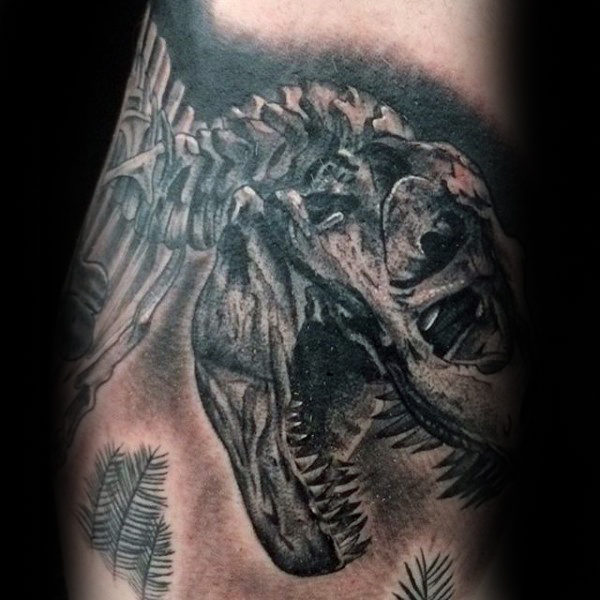tatuaje dinosaurio para hombre 17