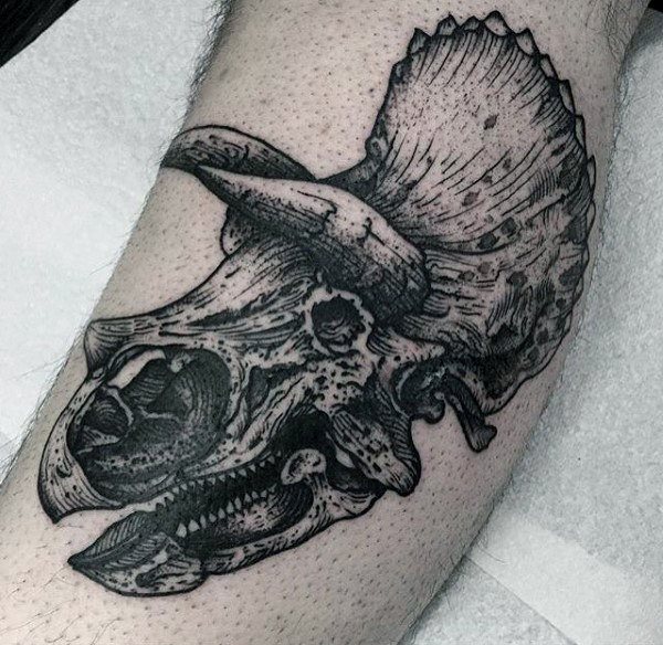 tatuaje dinosaurio para hombre 25