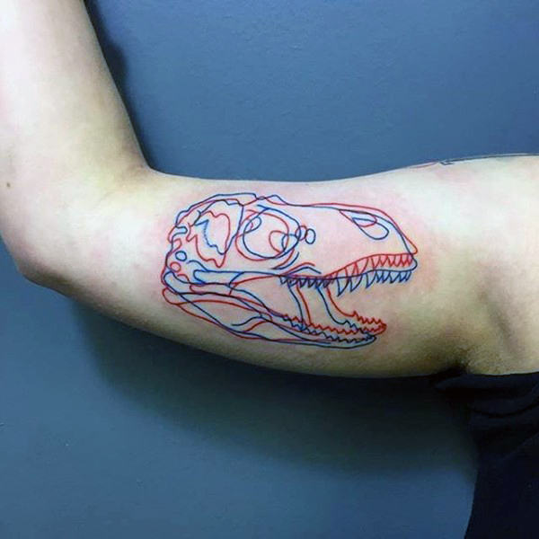 tatuaje dinosaurio para hombre 31