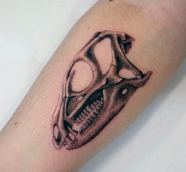 tatuaje dinosaurio para hombre 46