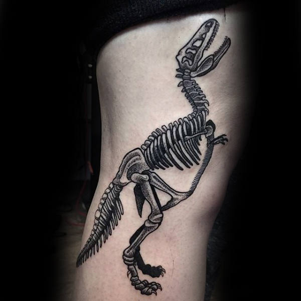 tatuaje dinosaurio para hombre 66