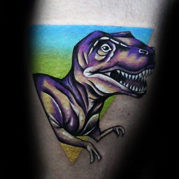 tatuaje dinosaurio para hombre 68
