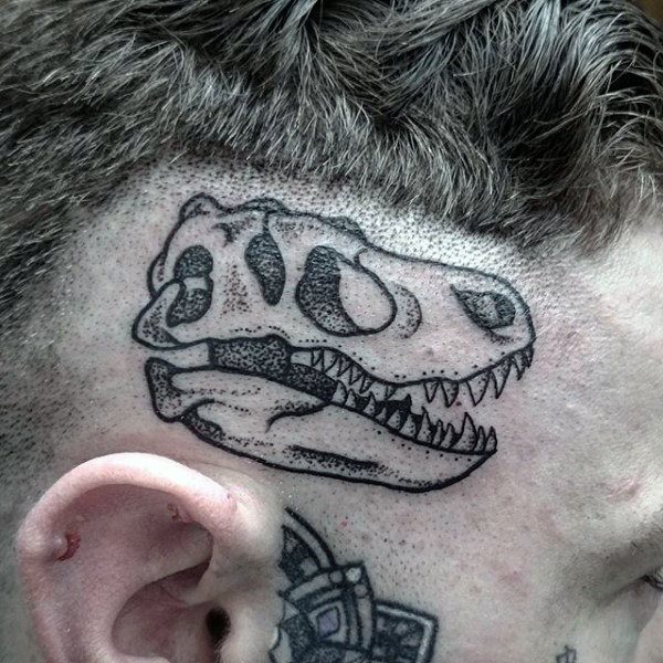 tatuaje dinosaurio para hombre 74