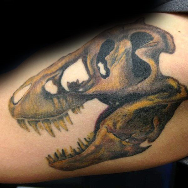 tatuaje dinosaurio para hombre 78