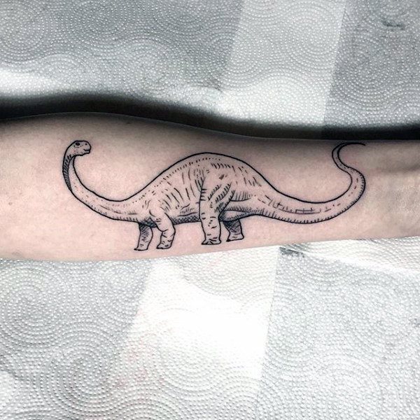tatuaje dinosaurio para hombre 82