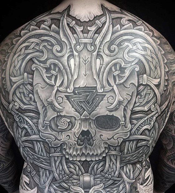 tatuaje dragon celta para hombre 22