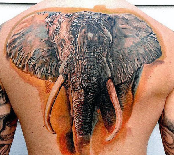 tatuaje elefante para hombre 27