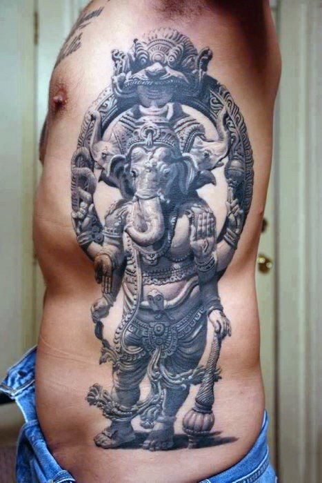 tatuaje elefante para hombre 46