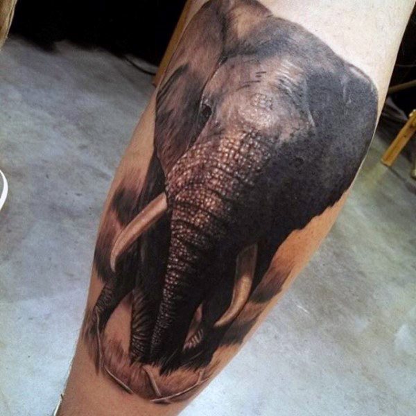 tatuaje elefante para hombre 52