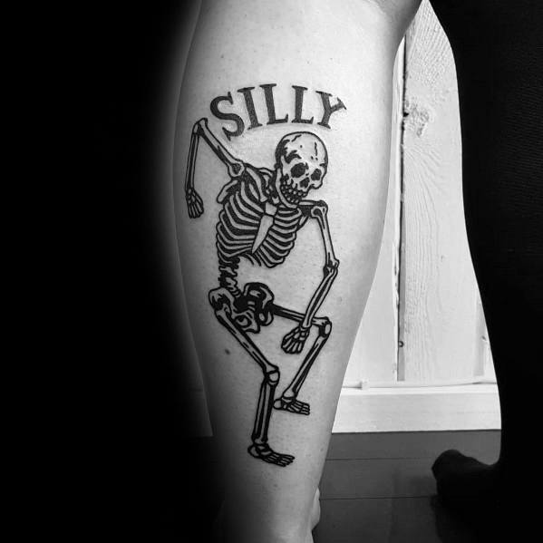 tatuaje esqueleto bailando para hombre 14