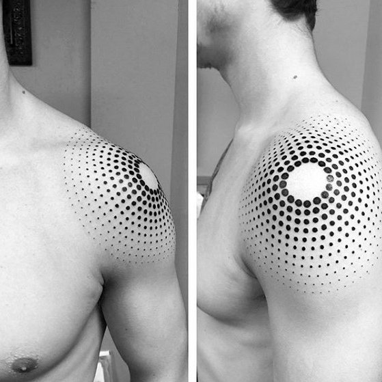 tatuaje geometrico brazo para hombre 23