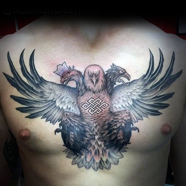 tatuaje halcon hawk para hombre 58