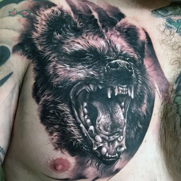 tatuaje hiena para hombre 02