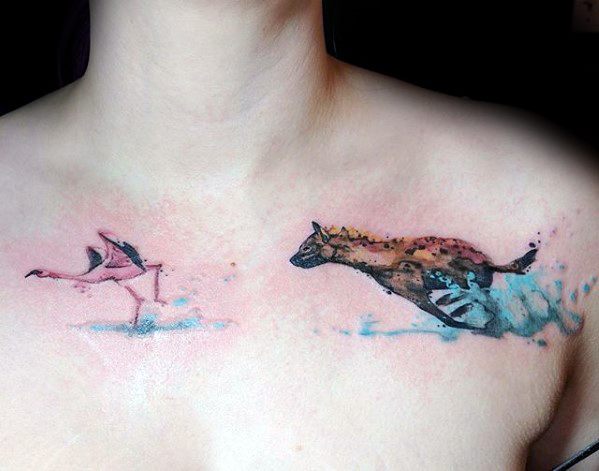 tatuaje hiena para hombre 27