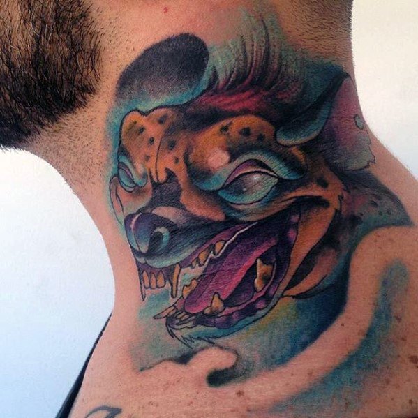 tatuaje hiena para hombre 39