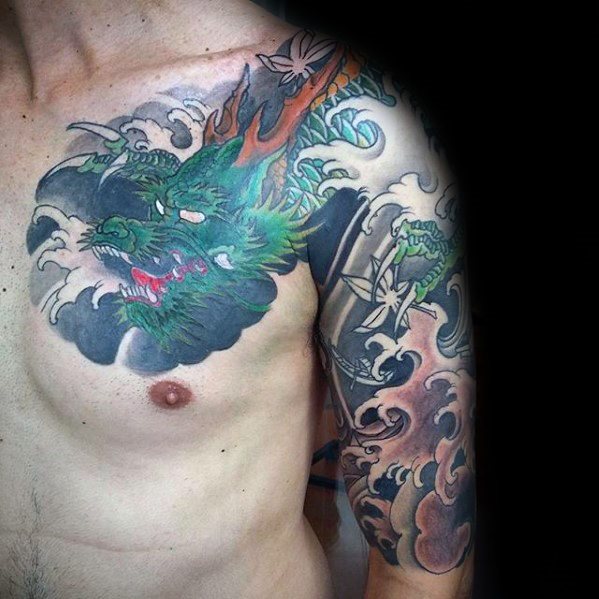 tatuaje manga dragon para hombre 06