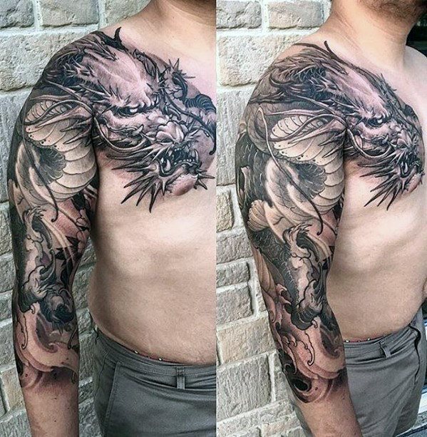 tatuaje manga dragon para hombre 08