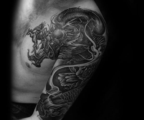 tatuaje manga dragon para hombre 11