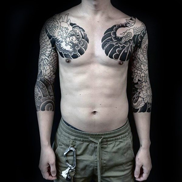 tatuaje manga dragon para hombre 15