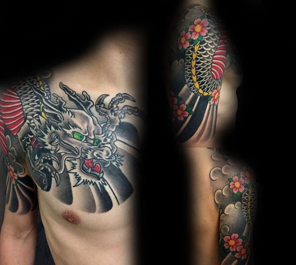 tatuaje manga dragon para hombre 20