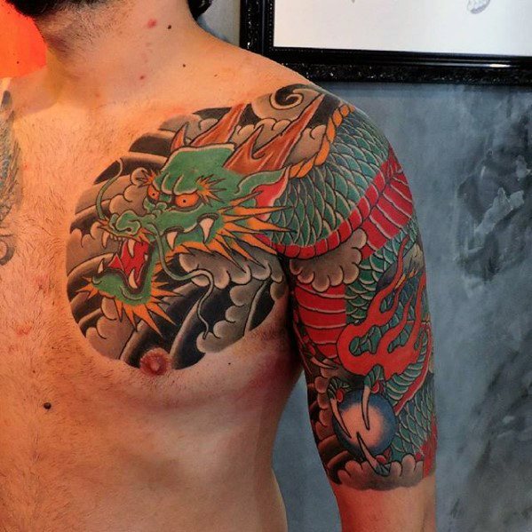 tatuaje manga dragon para hombre 25