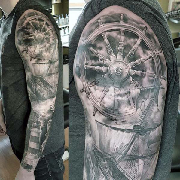 tatuaje manga nautica para hombre 19