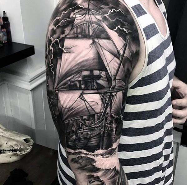 tatuaje manga nautica para hombre 20