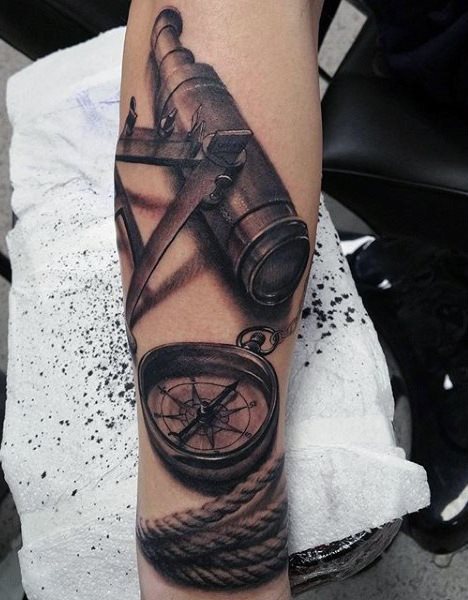 tatuaje nautico para hombre 66