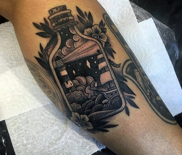 tatuaje nautico para hombre 81