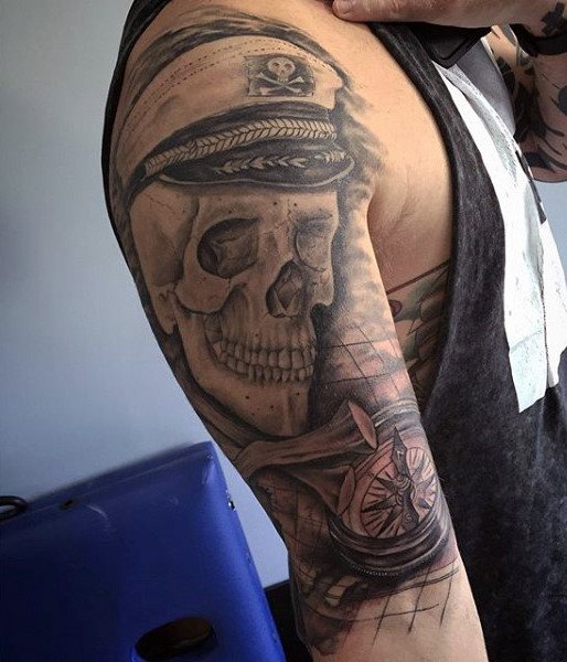 tatuaje nautico para hombre 85