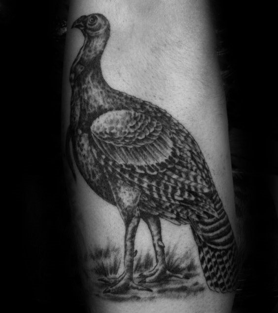 tatuaje pavo para hombre 13