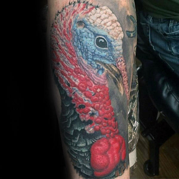 tatuaje pavo para hombre 18